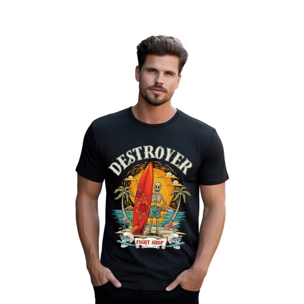 REMERA - CALAVERA SURF