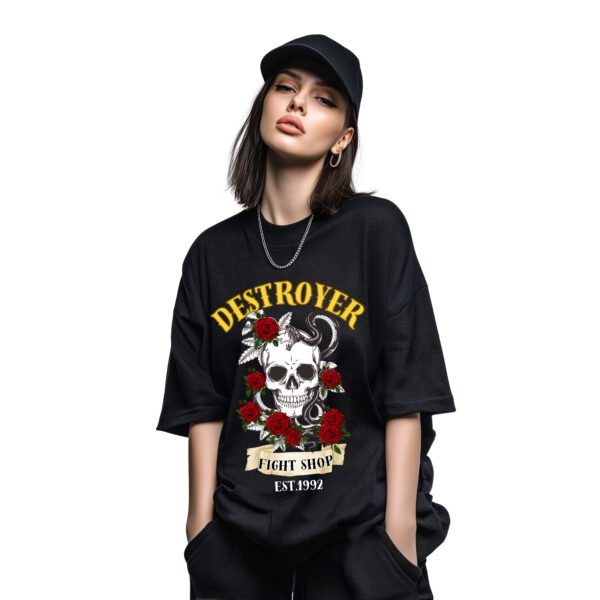 REMERA - CALAVERA ROSES