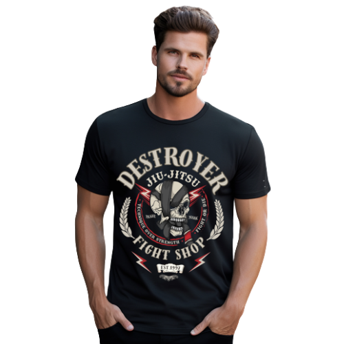 REMERA JIU JITSU - CALAVERA